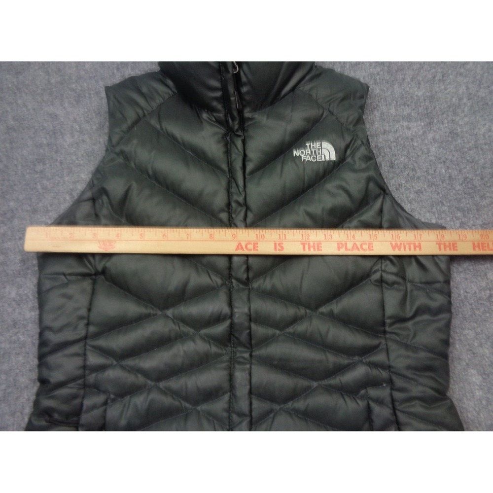 The North Face 550 Fill Down Vest Black Womens Small Puffer Quilted - Picture 9 of 11